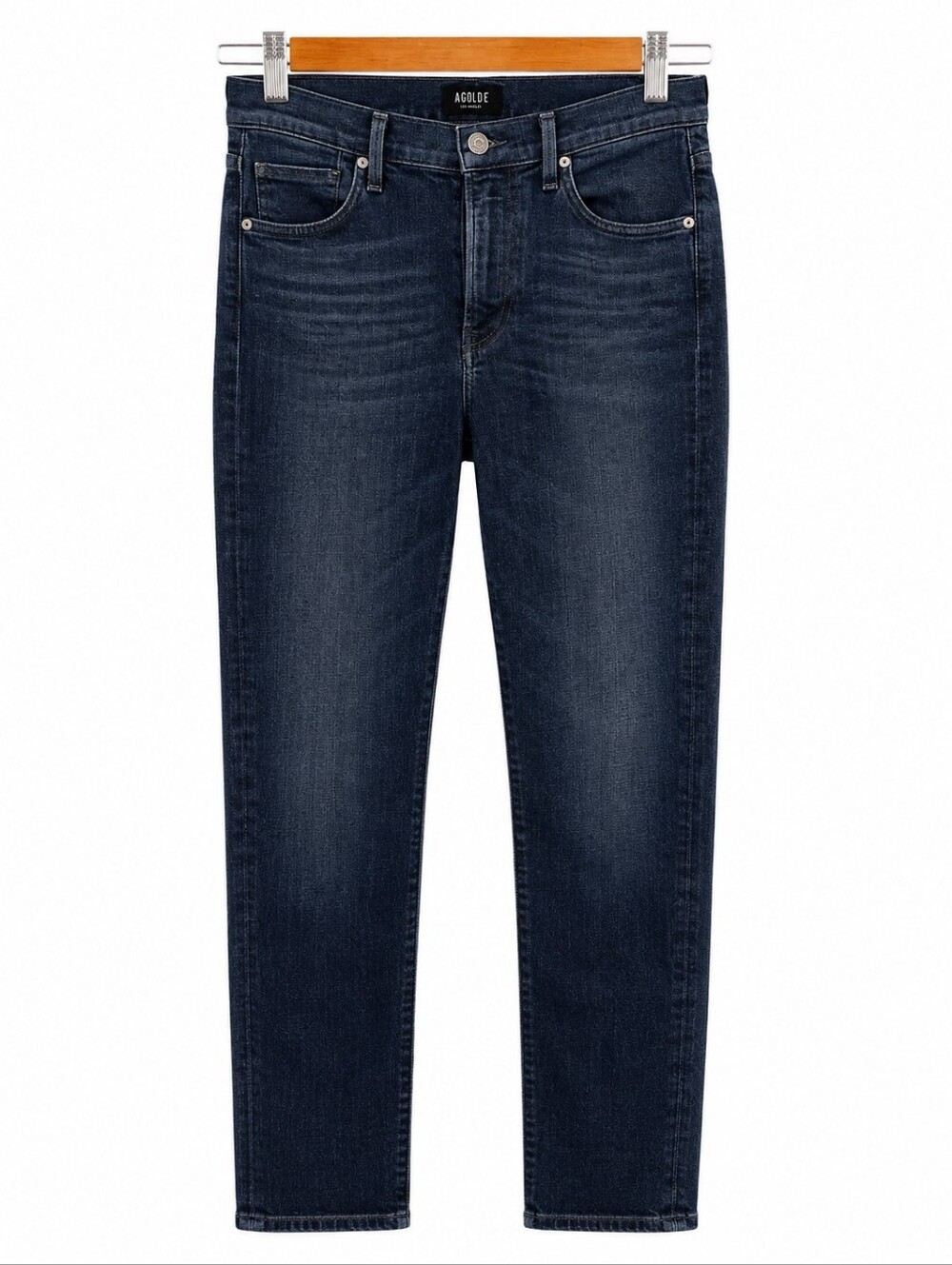 AGOLDE Camille Skinny Jeans Dark Wash Size 28 Stretch Denim Made in USA